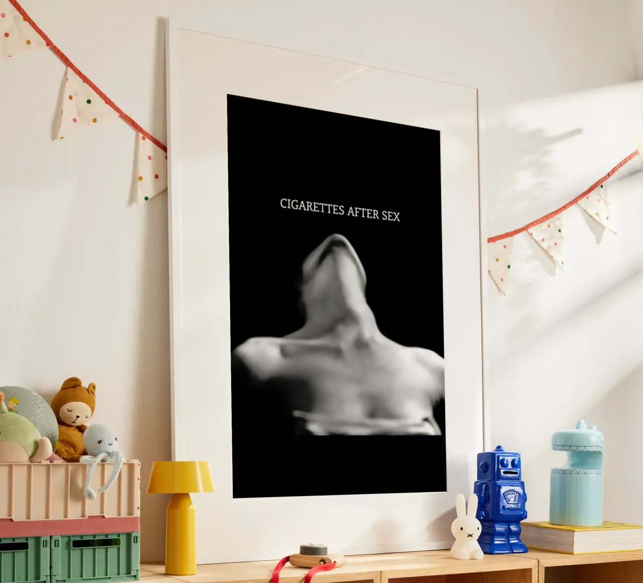 Sigarette dopo il sesso poster con telaio in plastica da kanel shop