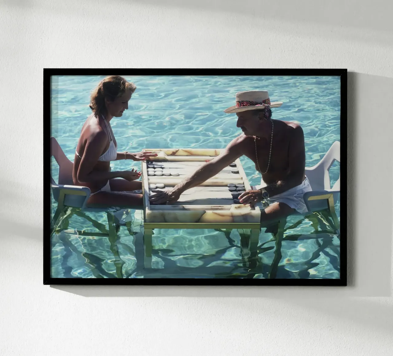 Mantenere la calma poster con telaio in alluminio da kanel shop