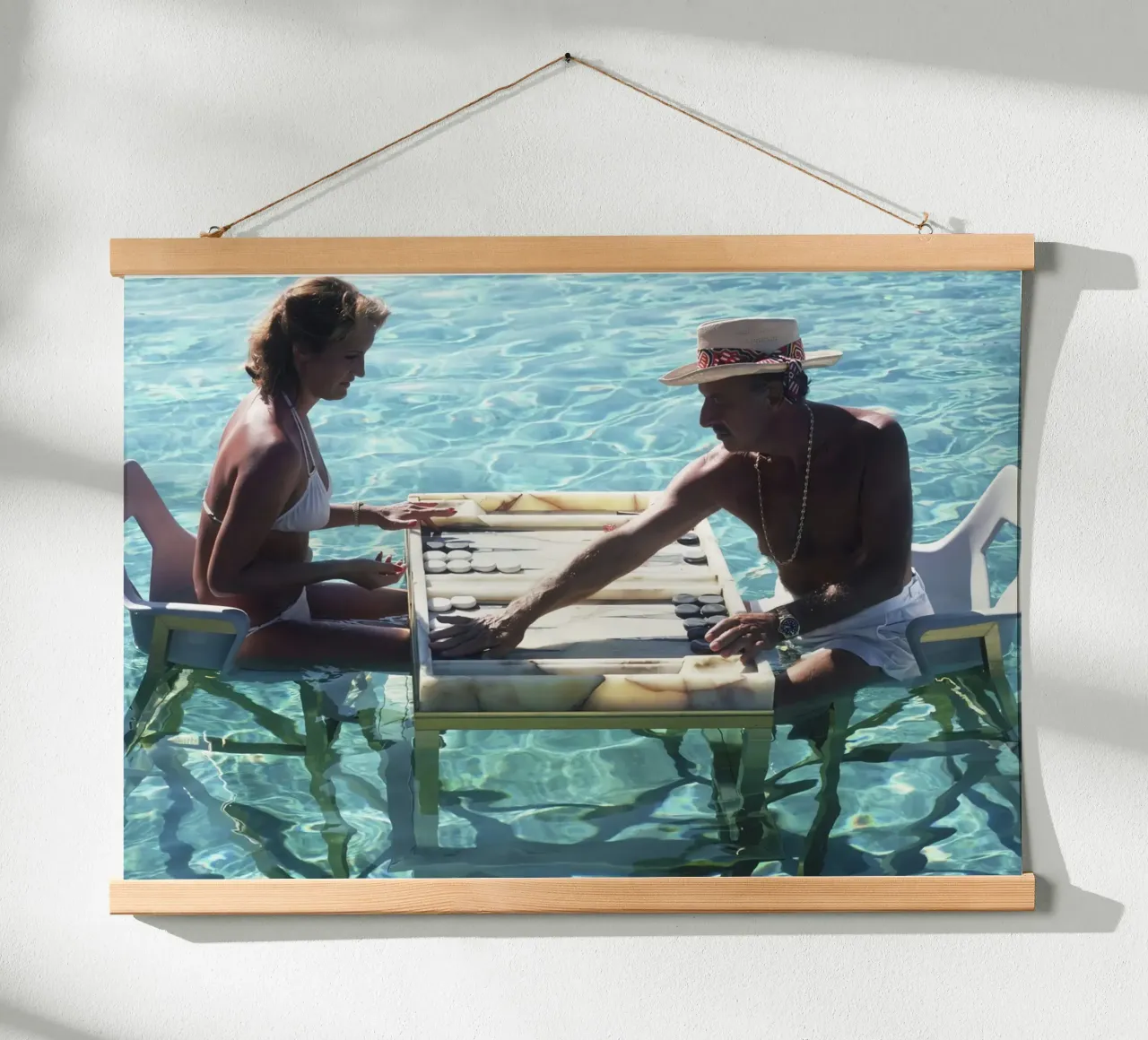 Mantenere la calma poster con telaio in alluminio da kanel shop