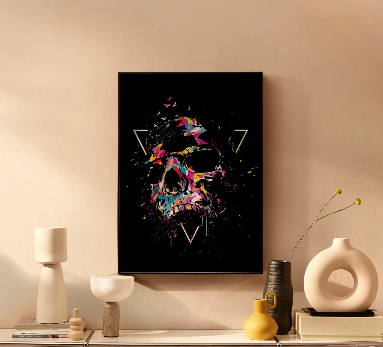 Skull X acrylic glass by Balazs Solti