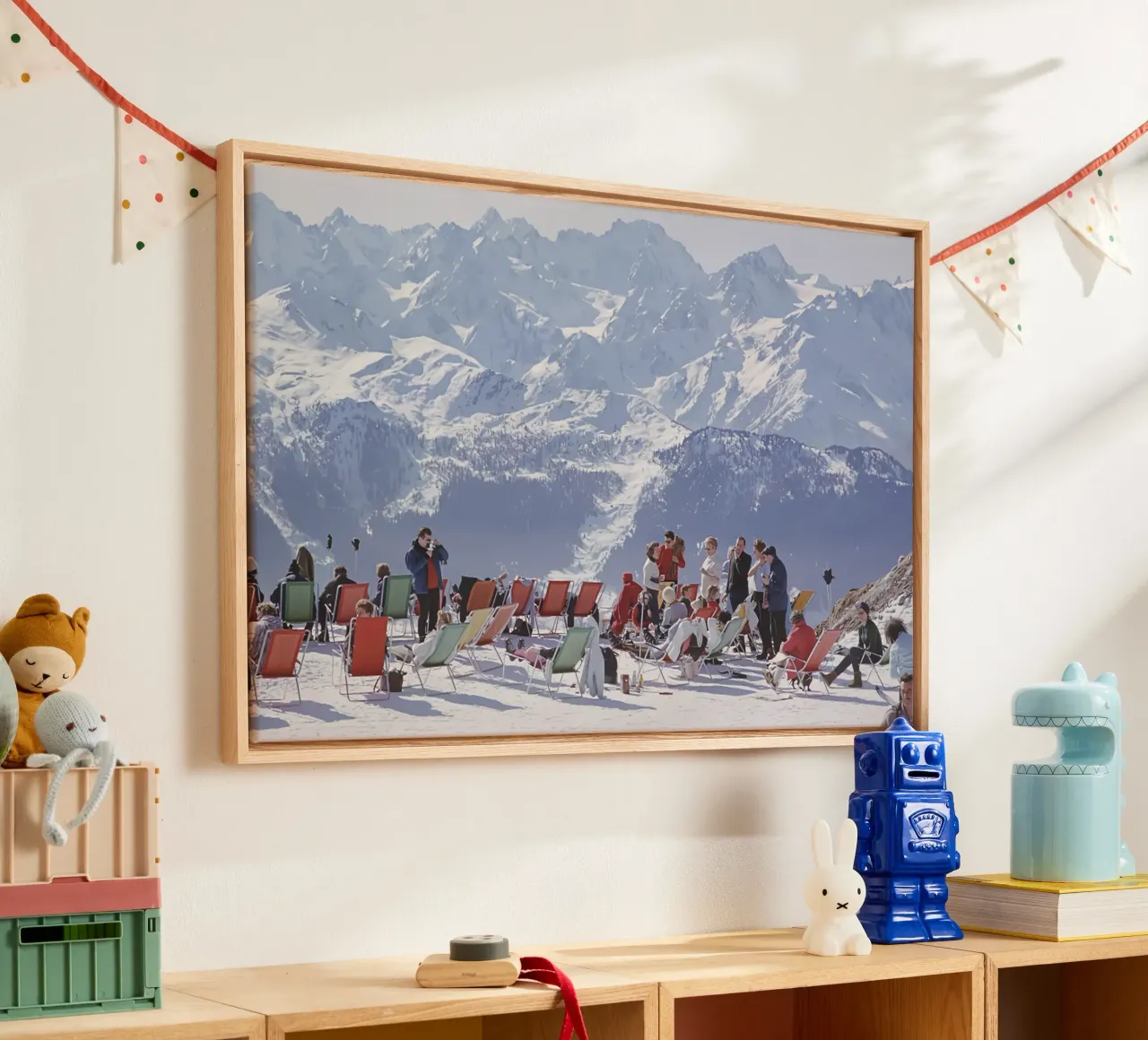 Oziare a Verbier tela con Cornice a cassetta da kanel shop
