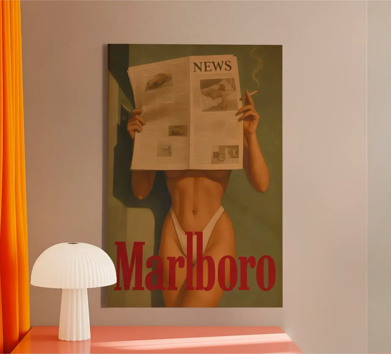 Marlboro tela con Cornice a cassetta da kanel shop