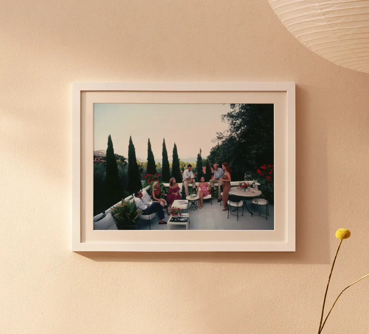 Porto Ercole poster con telaio in legno da kanel shop
