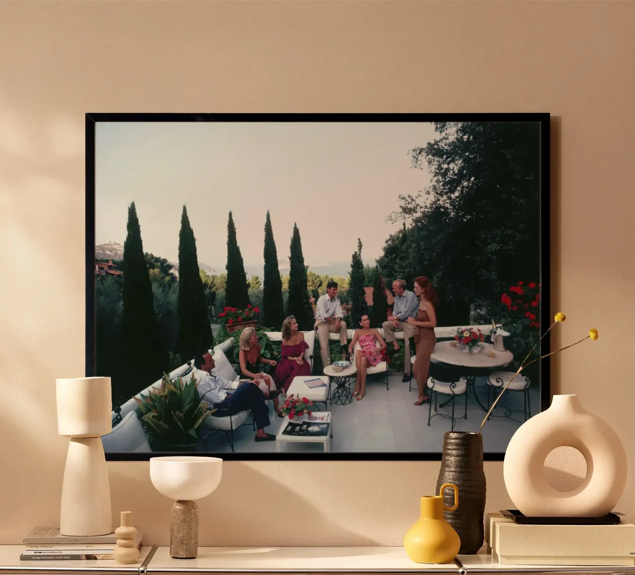Porto Ercole poster con telaio in legno da kanel shop