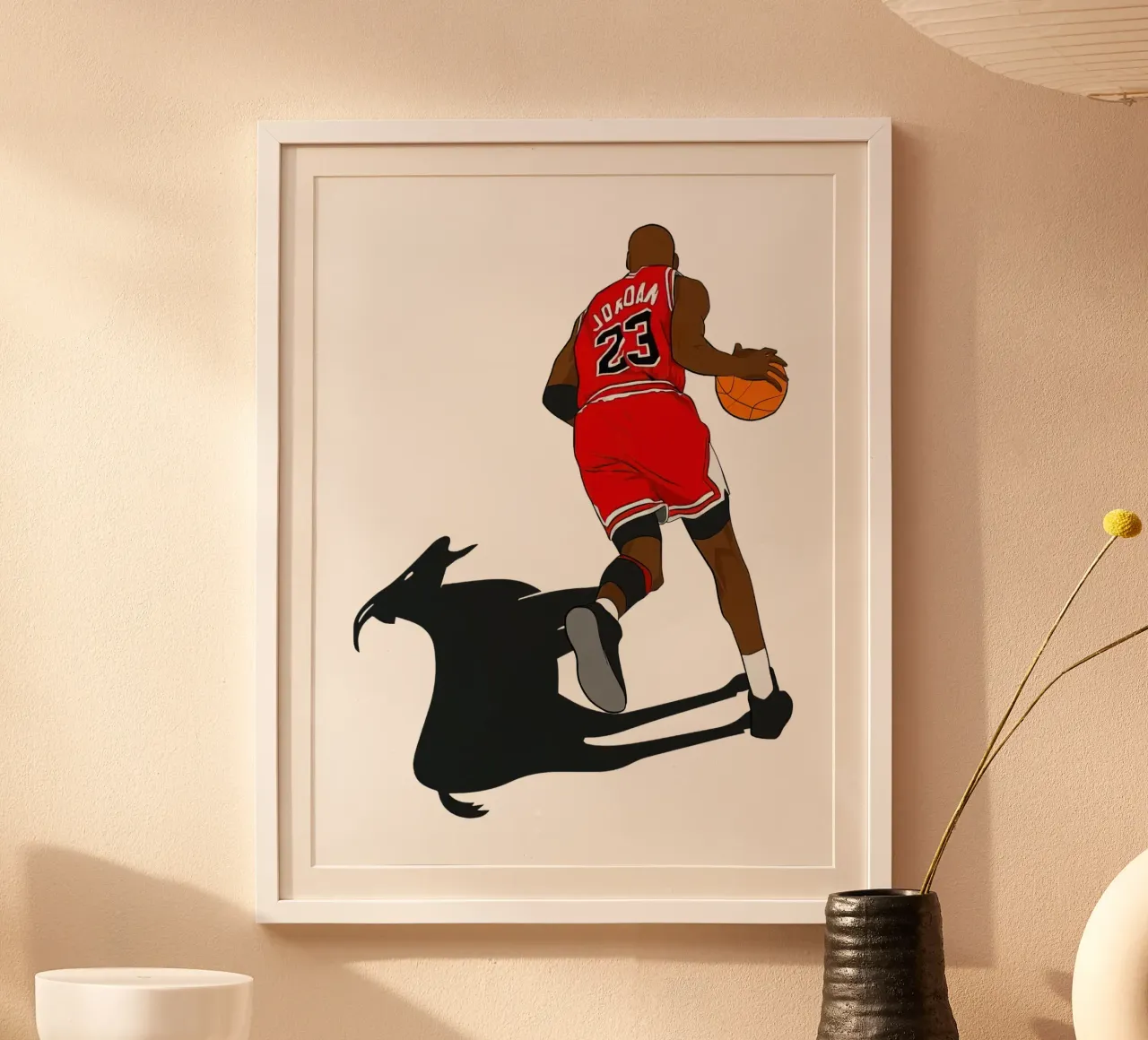 Capra Jordan poster con telaio in plastica da kanel shop