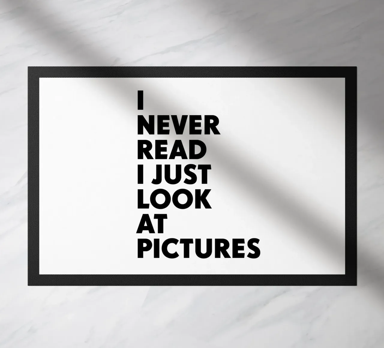 I never read – I just look at pictures zerbino da The True Type