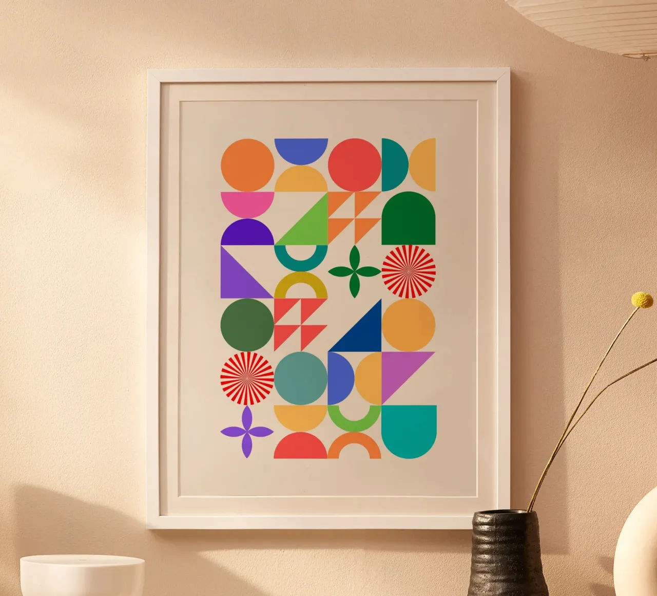 Geometrical build 05 poster by Little Dean