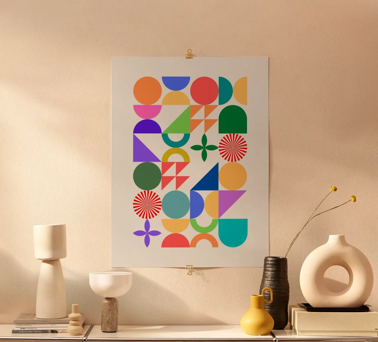 Geometrical build 05 poster by Little Dean