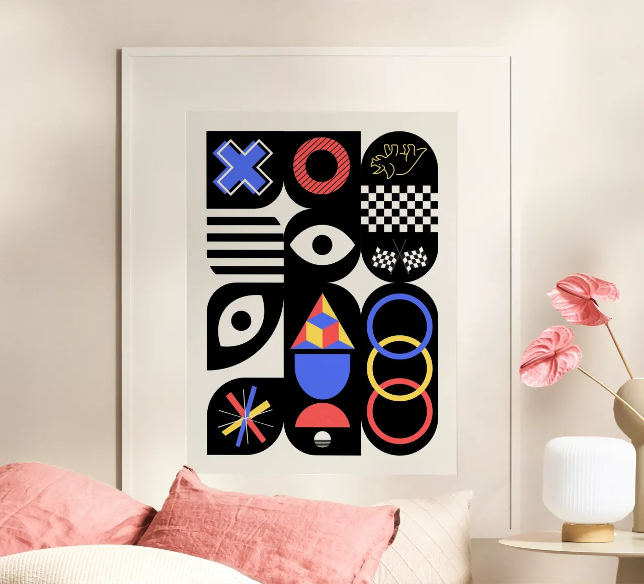 Geometrical build 07 poster by Little Dean