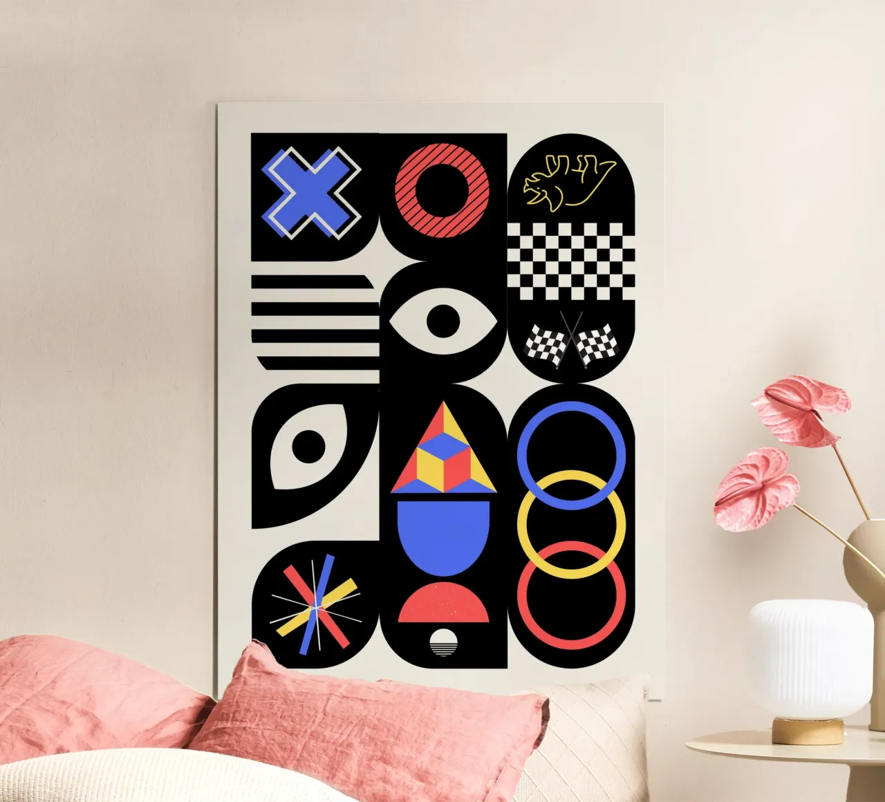 Geometrical build 07 poster by Little Dean
