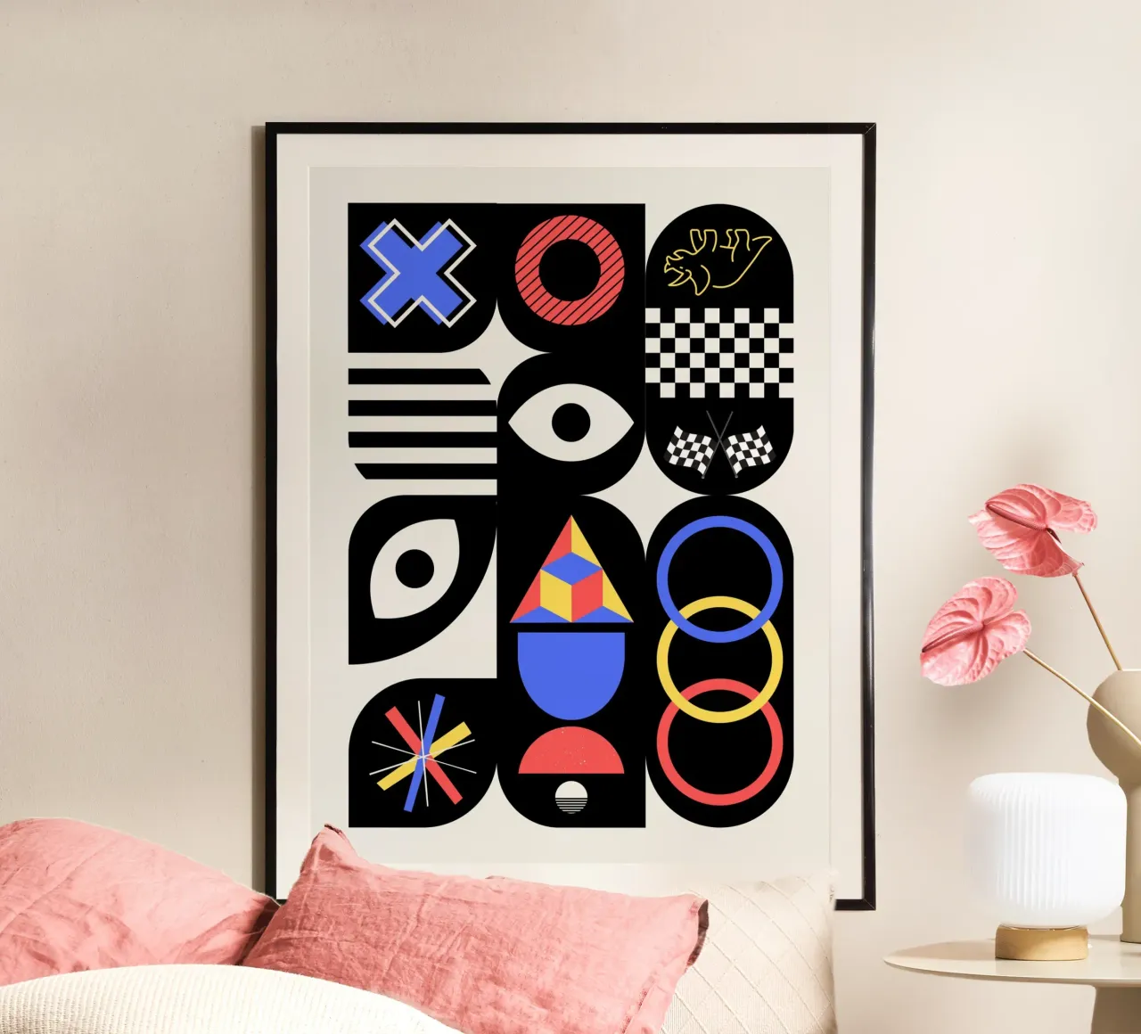 Geometrical build 07 poster by Little Dean