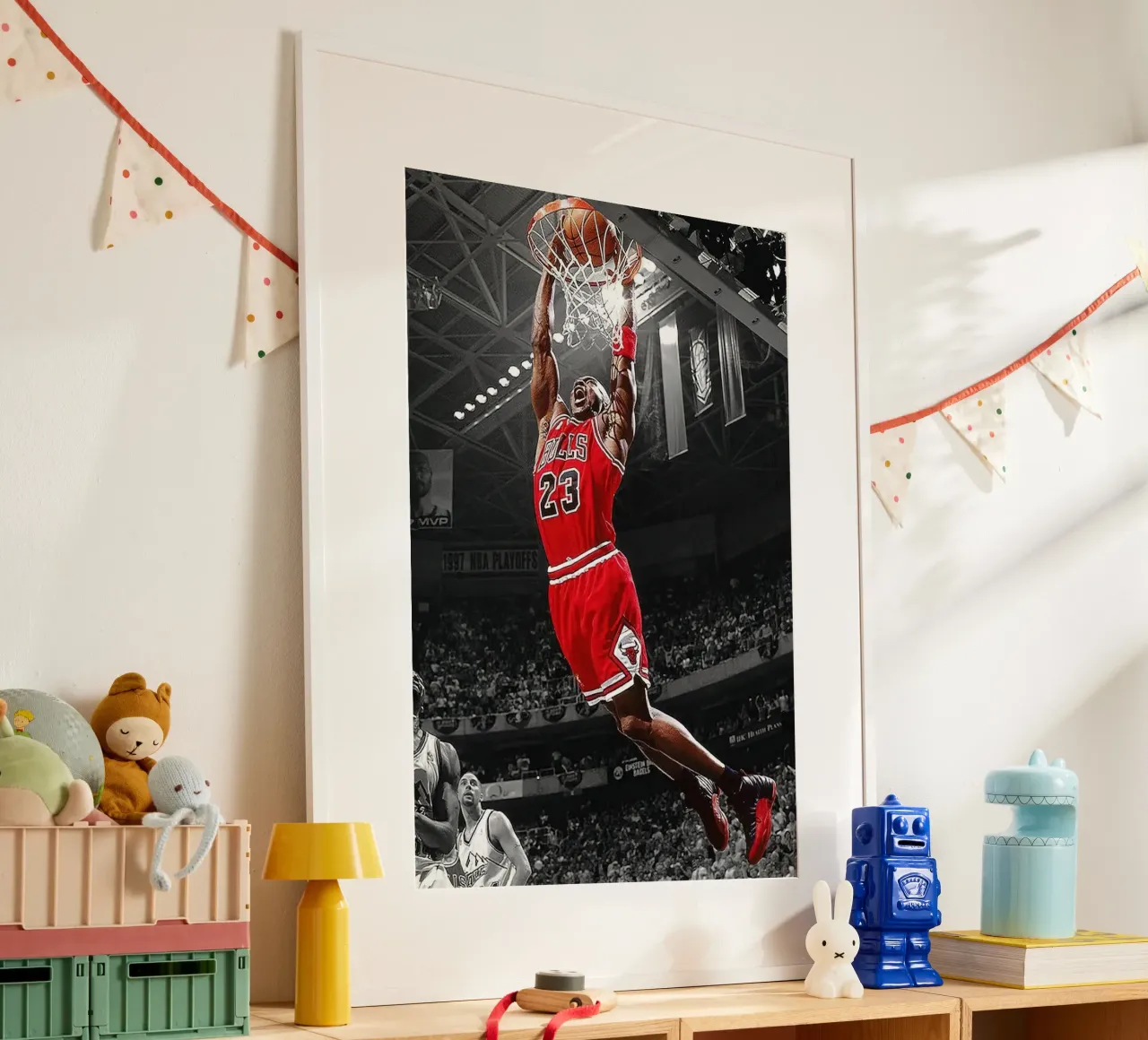 Michael Jordan Dunk Basket NBA poster da kanel shop