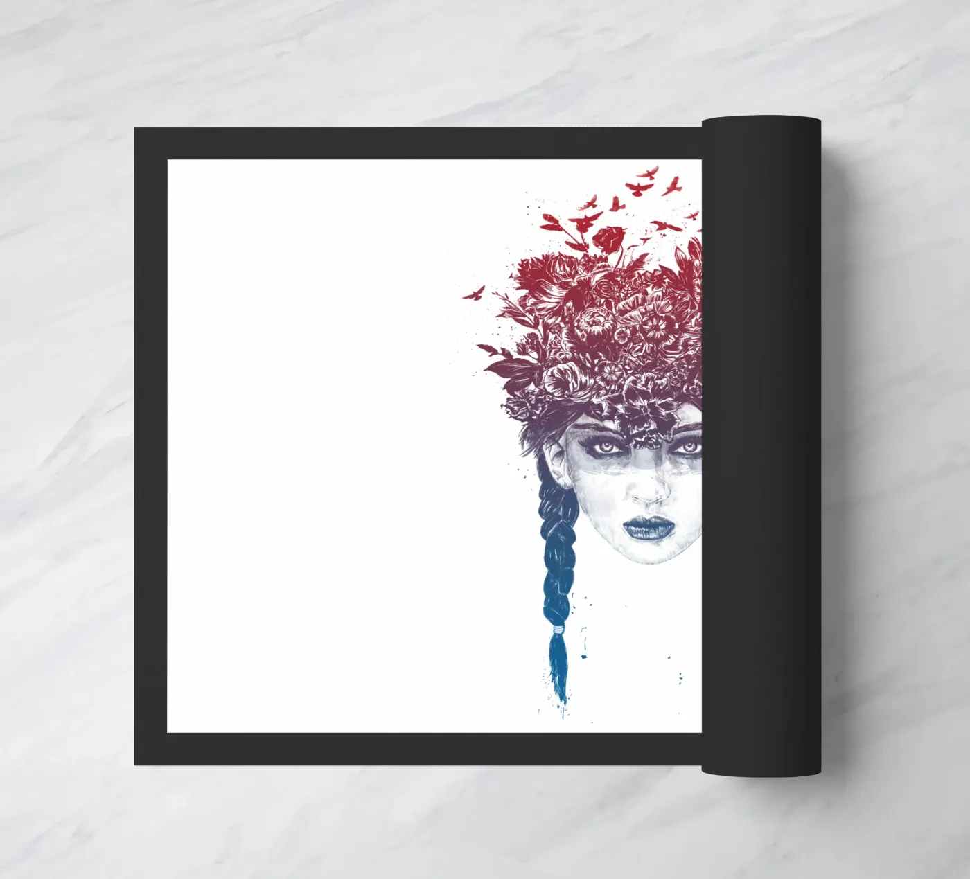 Summer Queen Fußmatte von Balazs Solti