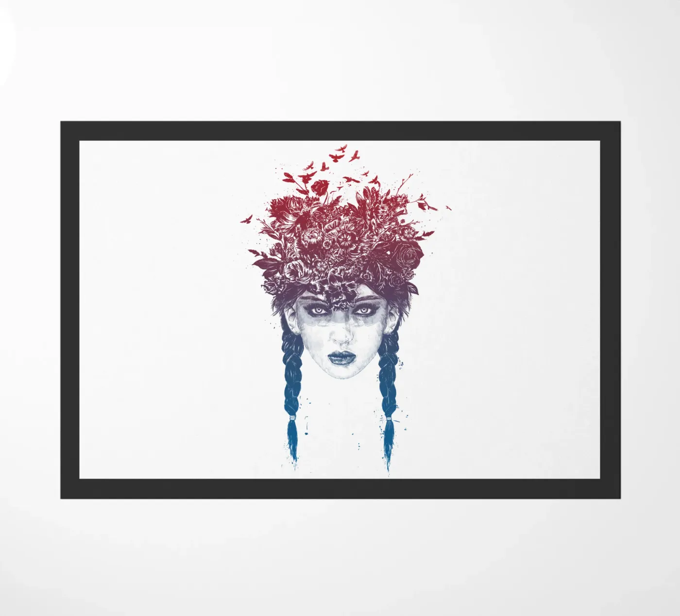 Summer Queen Fußmatte von Balazs Solti