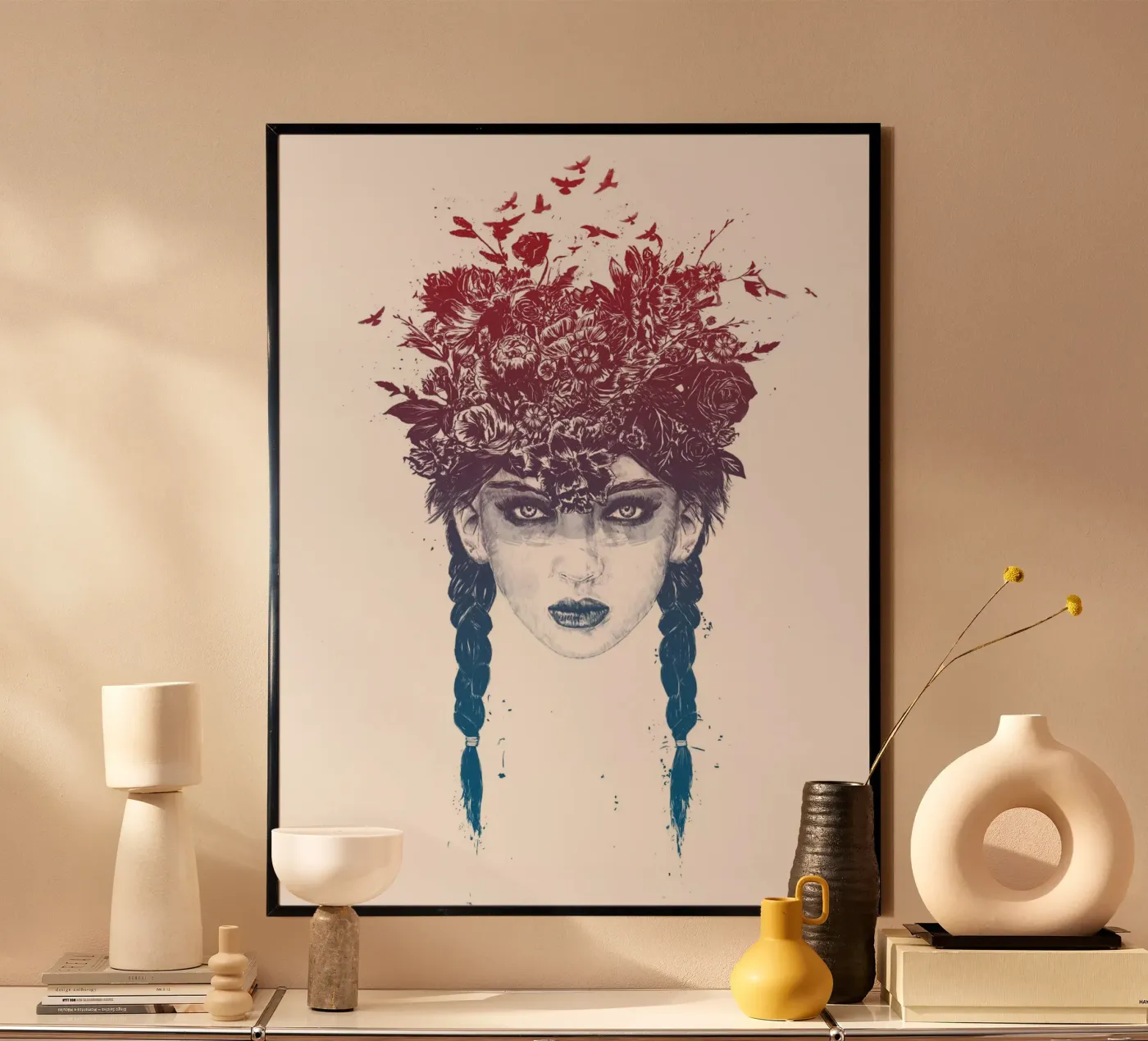 Summer Queen poster van Balazs Solti