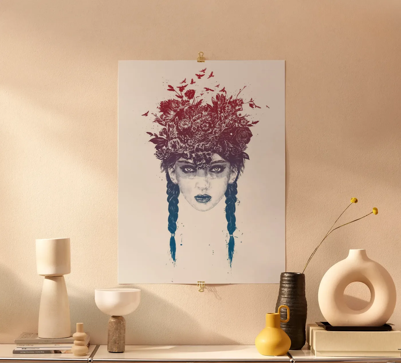 Summer Queen poster van Balazs Solti