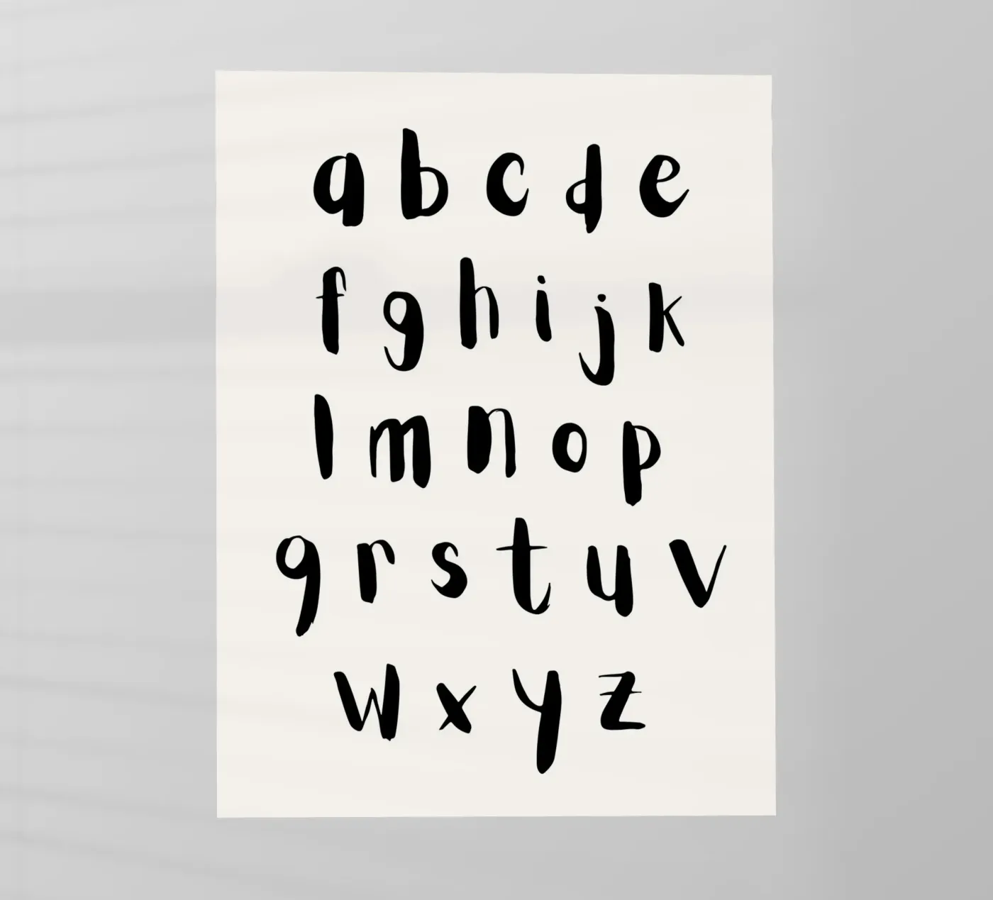 ABC backlit folie van PinkCandyWalls