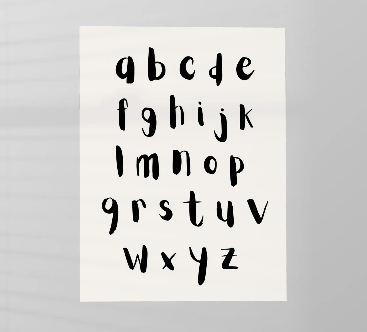 ABC pellicola backlit da PinkCandyWalls