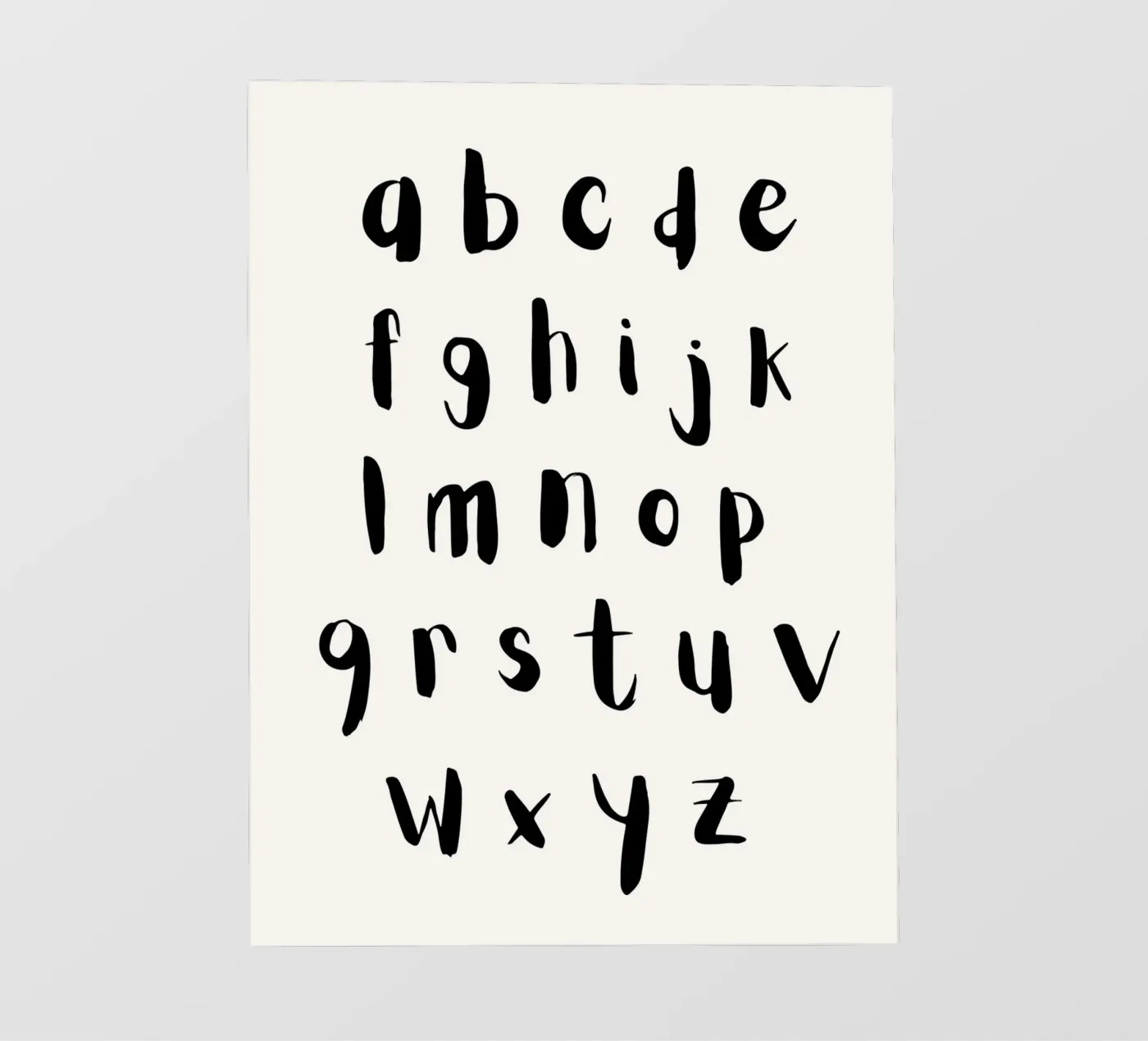 ABC backlit folie van PinkCandyWalls