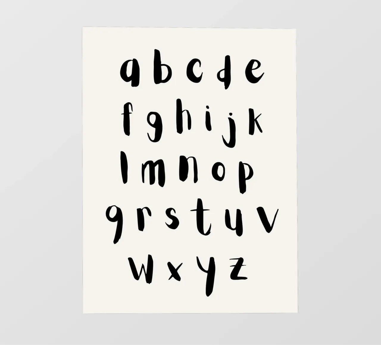 ABC telo in pvc da PinkCandyWalls