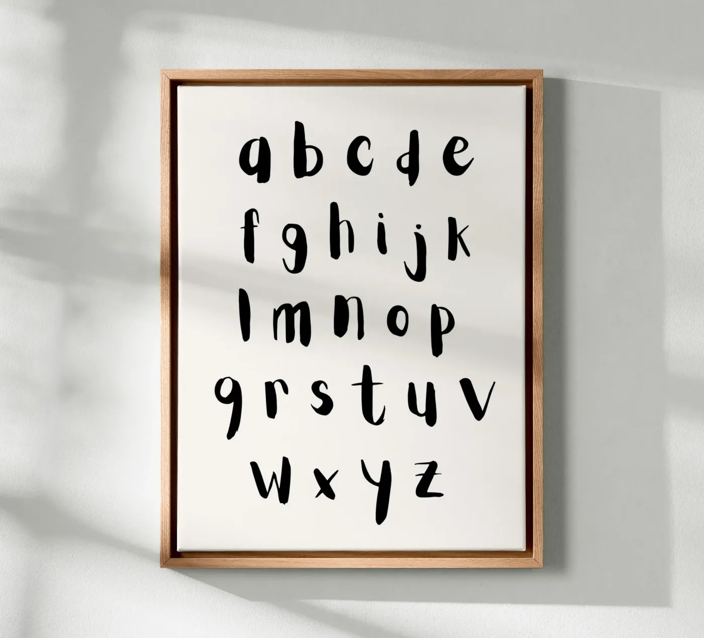 ABC canvas by PinkCandyWalls