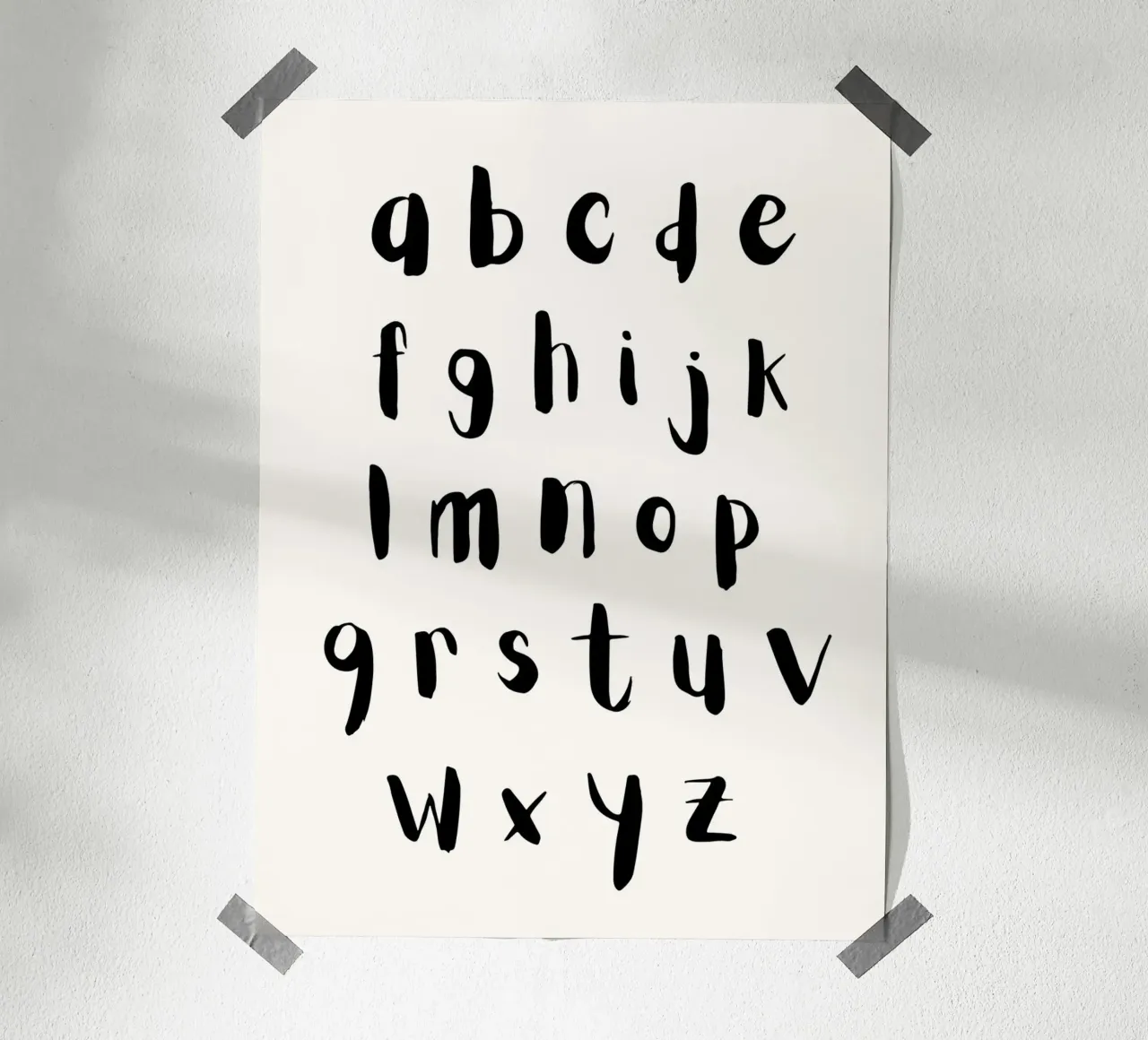 ABC poster da PinkCandyWalls