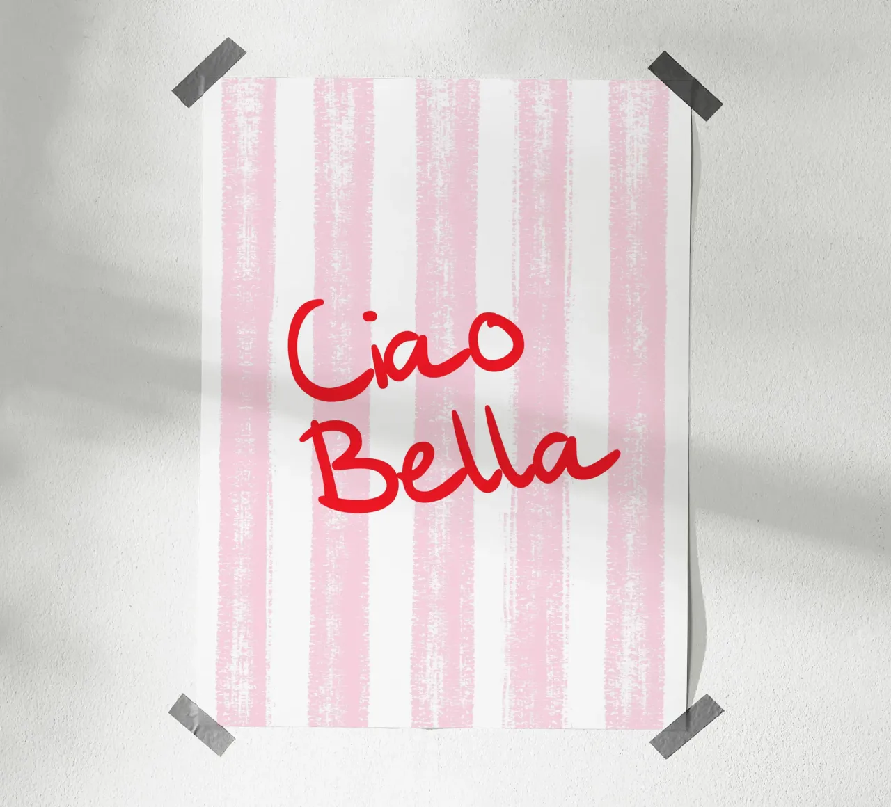 Ciao Bella Design poster da dericktype