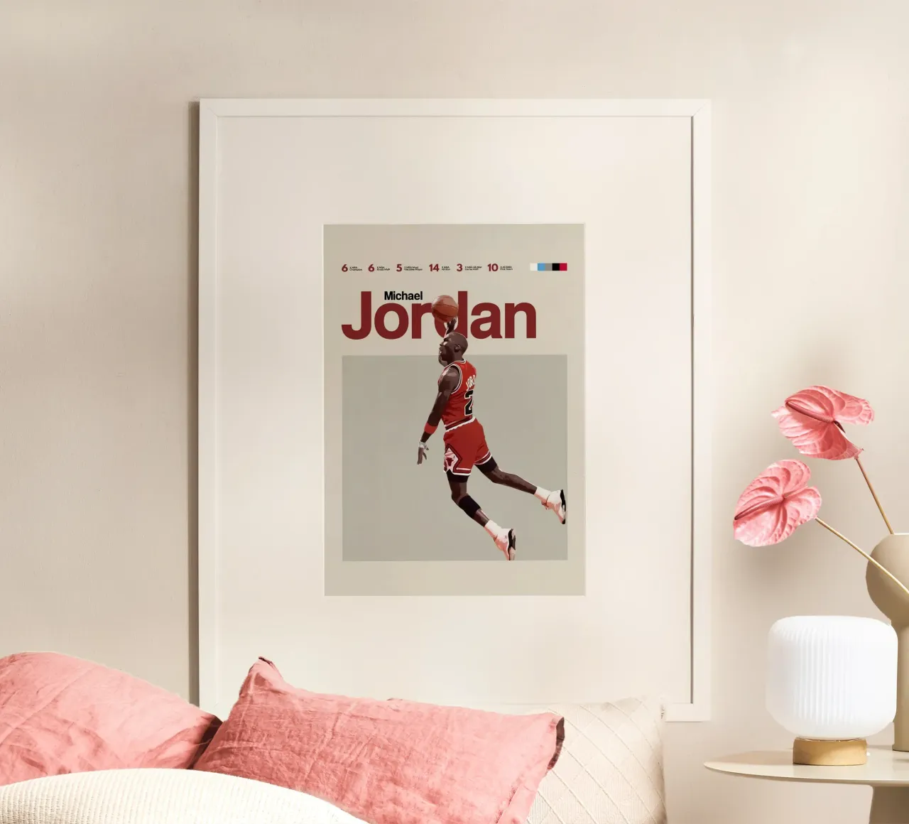 Michael Jordan poster con telaio in plastica da kanel shop