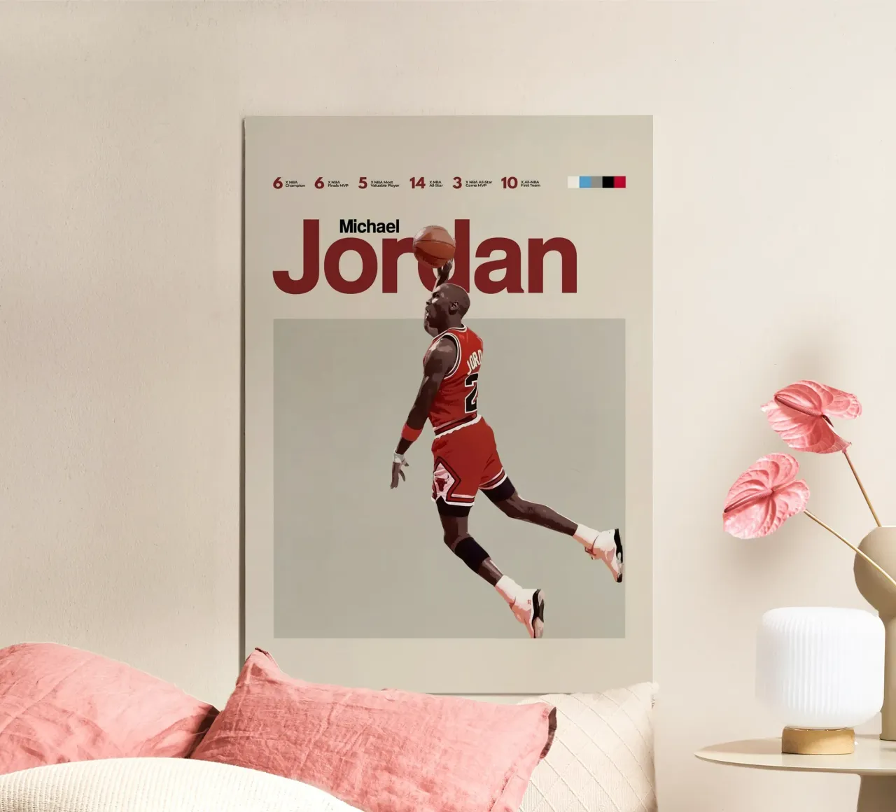 Michael Jordan poster con telaio in plastica da kanel shop