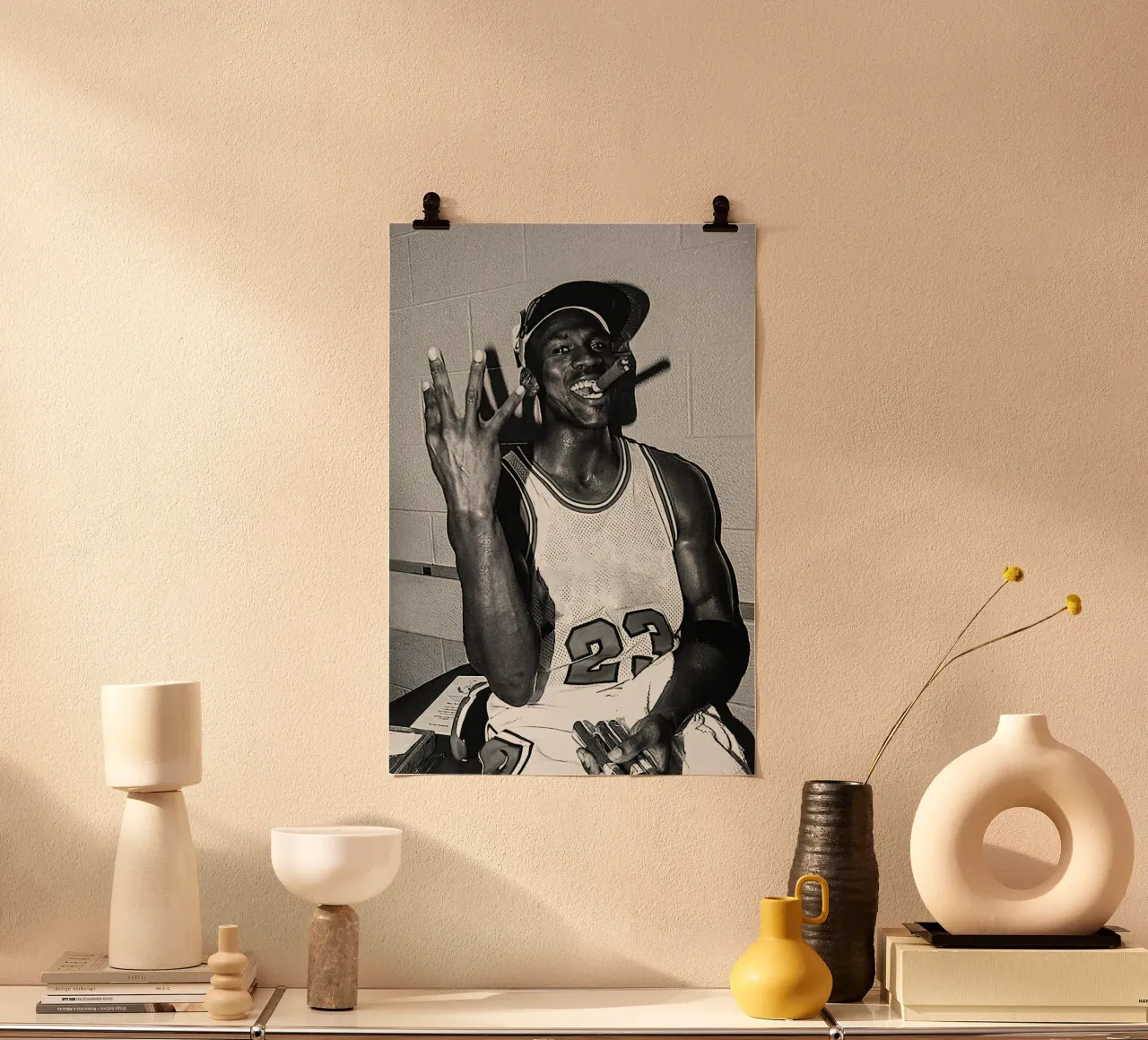 Michael Jordan d'epoca poster da kanel shop