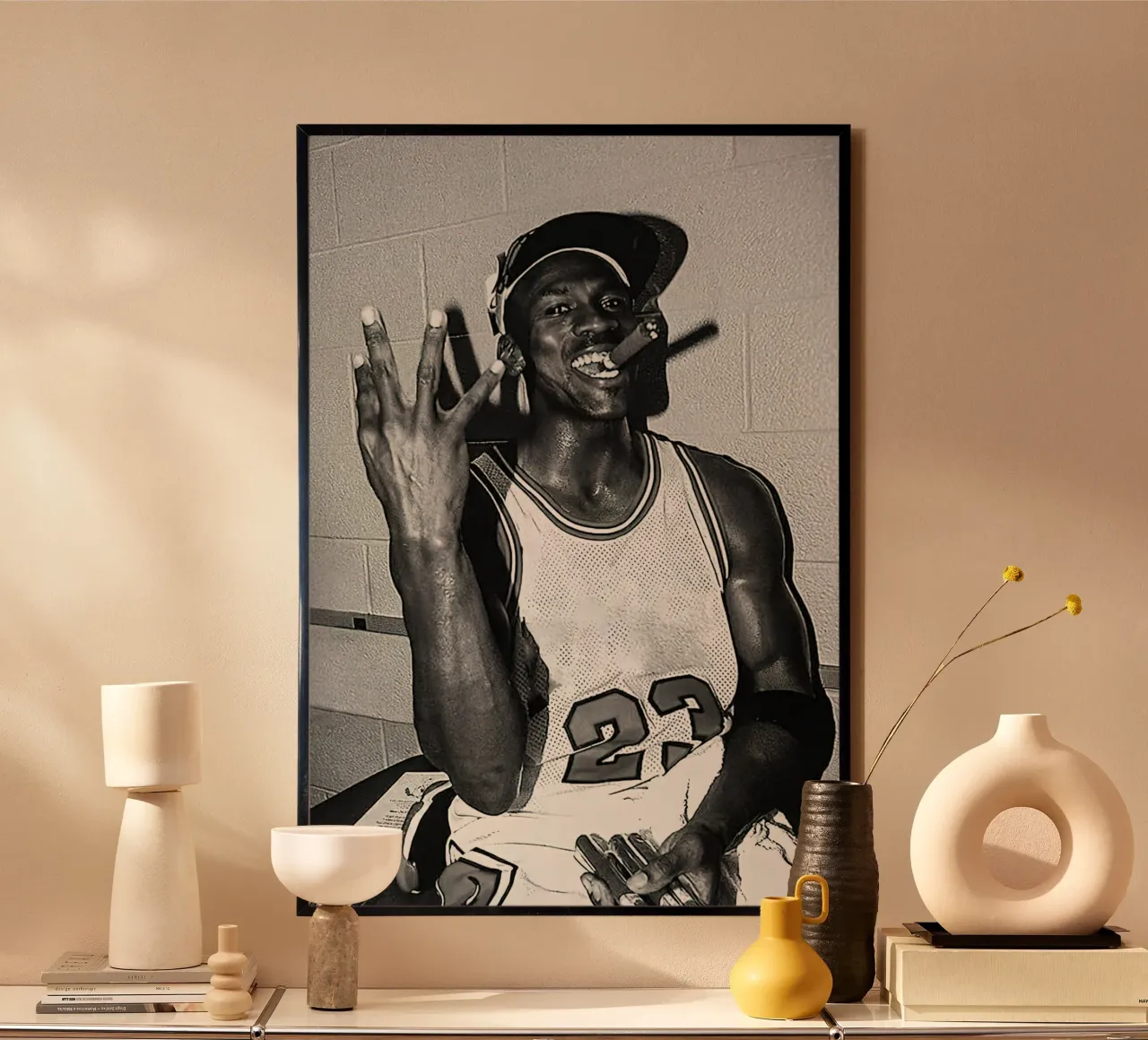 Michael Jordan d'epoca poster da kanel shop