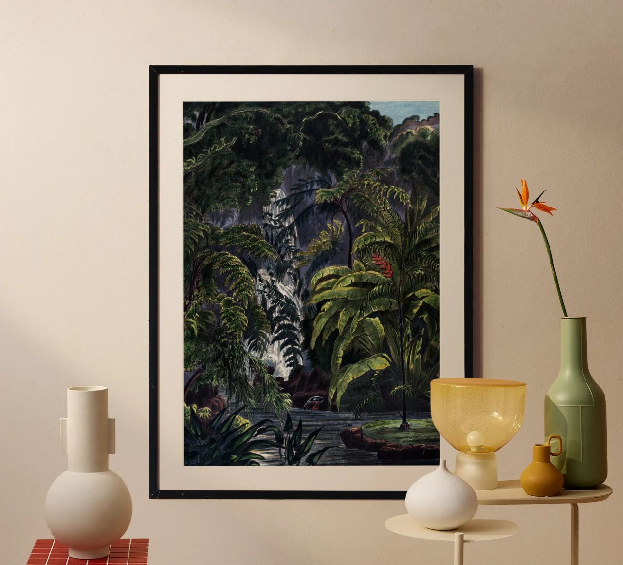 Vintage Martius 3 Chamaedorea Elatior poster van Vintage Print Collection