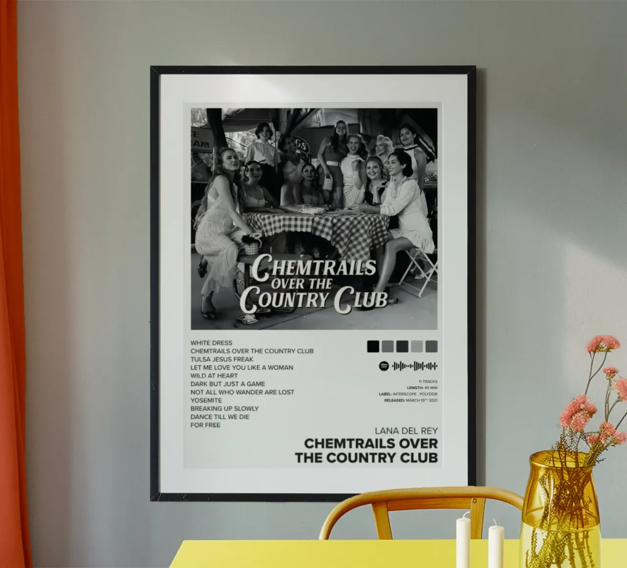 Scie chimiche poster con telaio in plastica da kanel shop