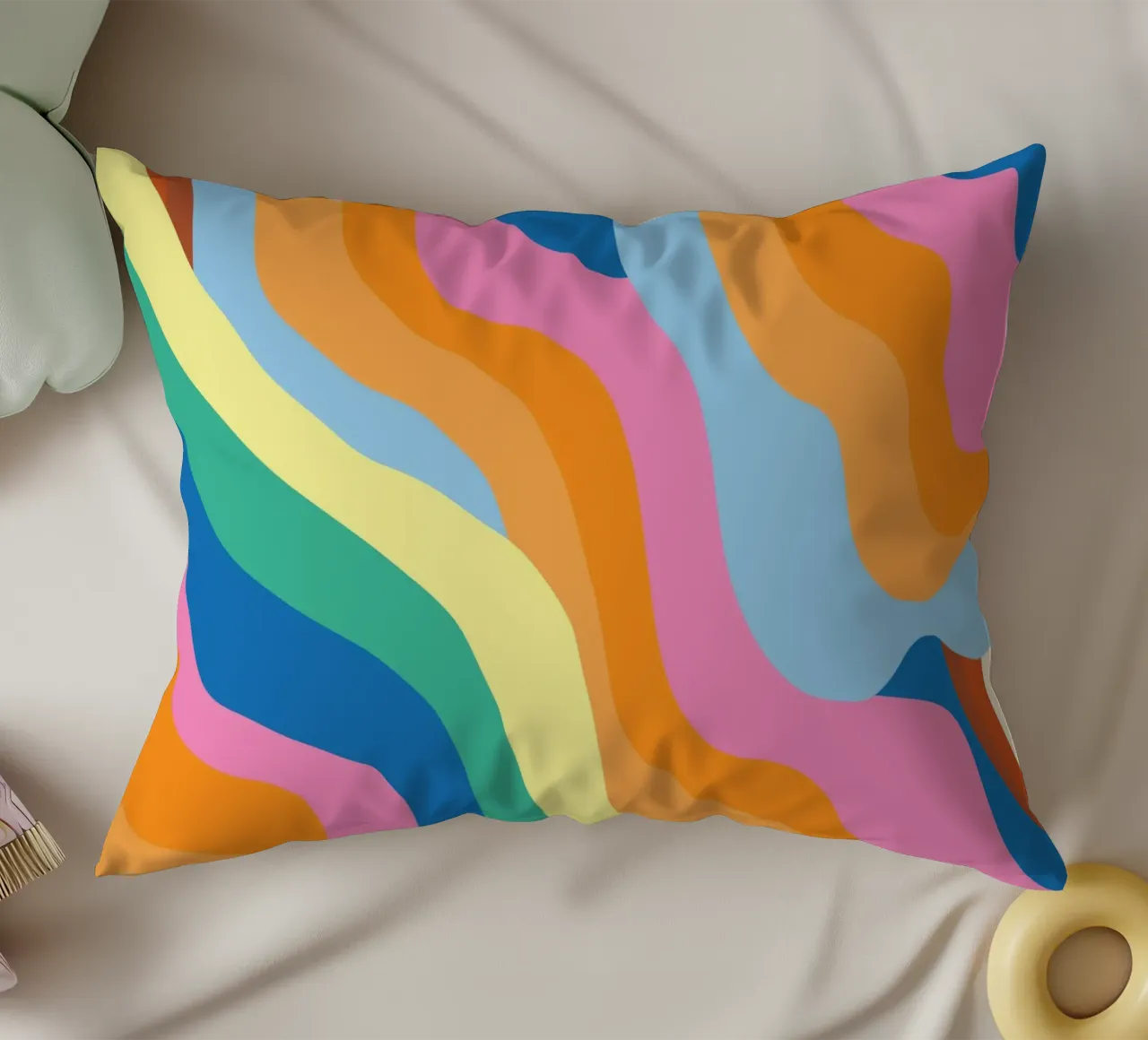 Arcobaleno in fusione cuscino da Little Dean