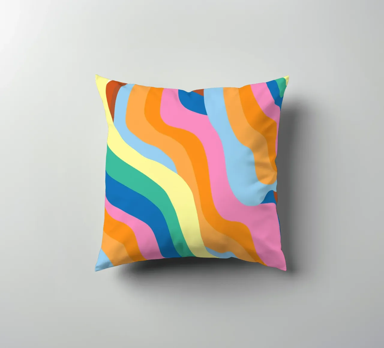 Arcobaleno in fusione cuscino da Little Dean