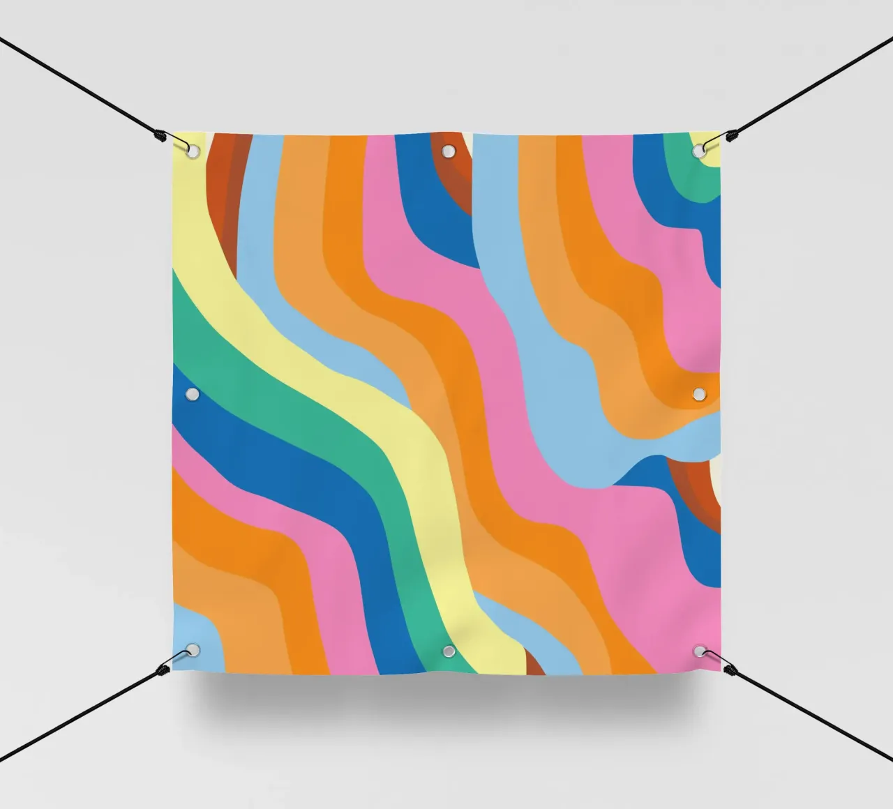 Arcobaleno in fusione telo in pvc da Little Dean