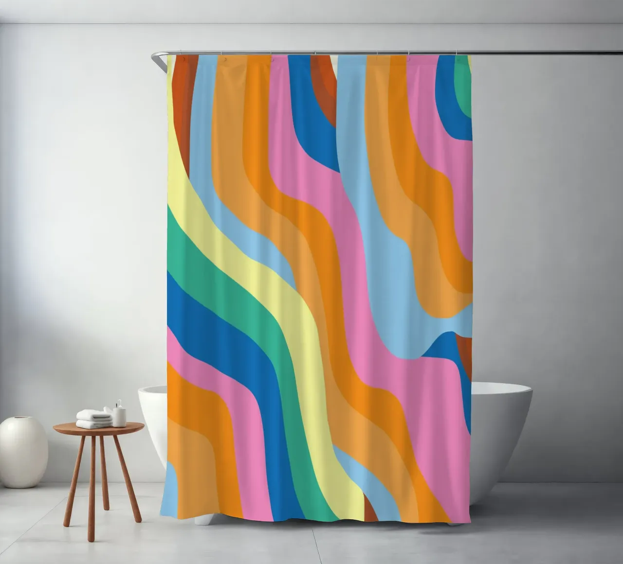 Arcobaleno in fusione tenda da doccia da Little Dean
