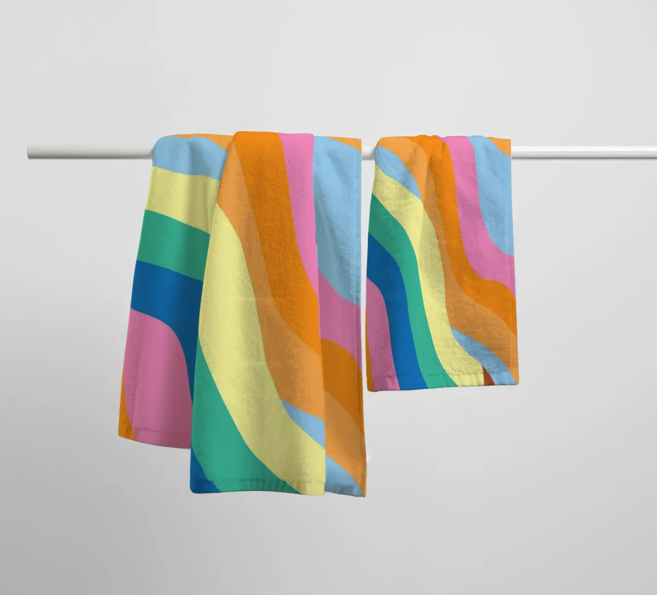 Arcobaleno in fusione asciugamano da bagno da Little Dean