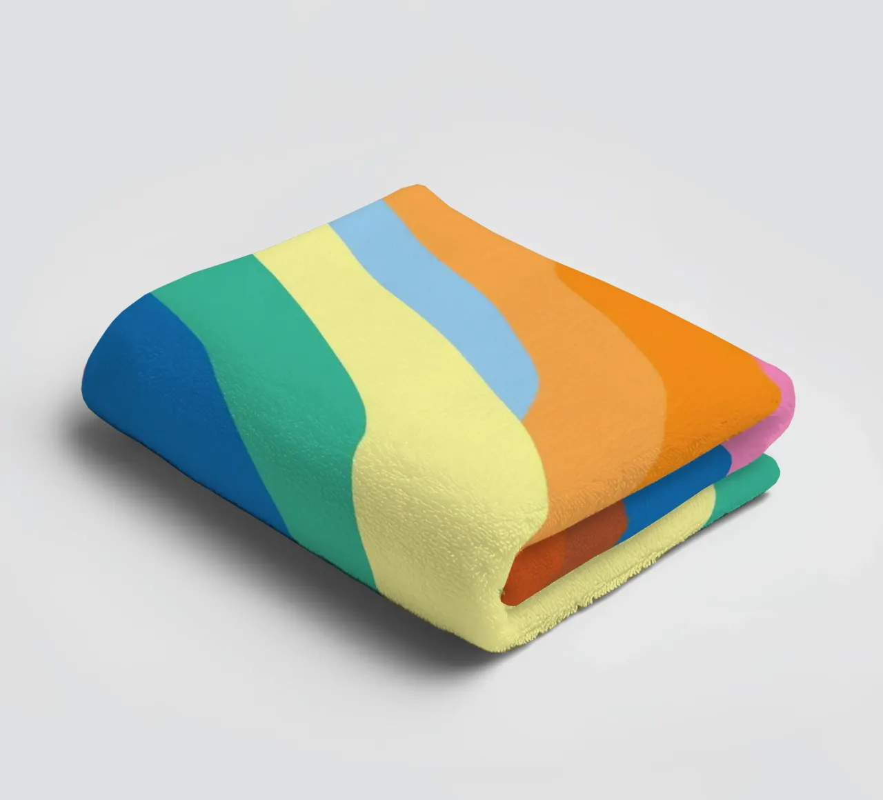 Arcobaleno in fusione asciugamano da bagno da Little Dean