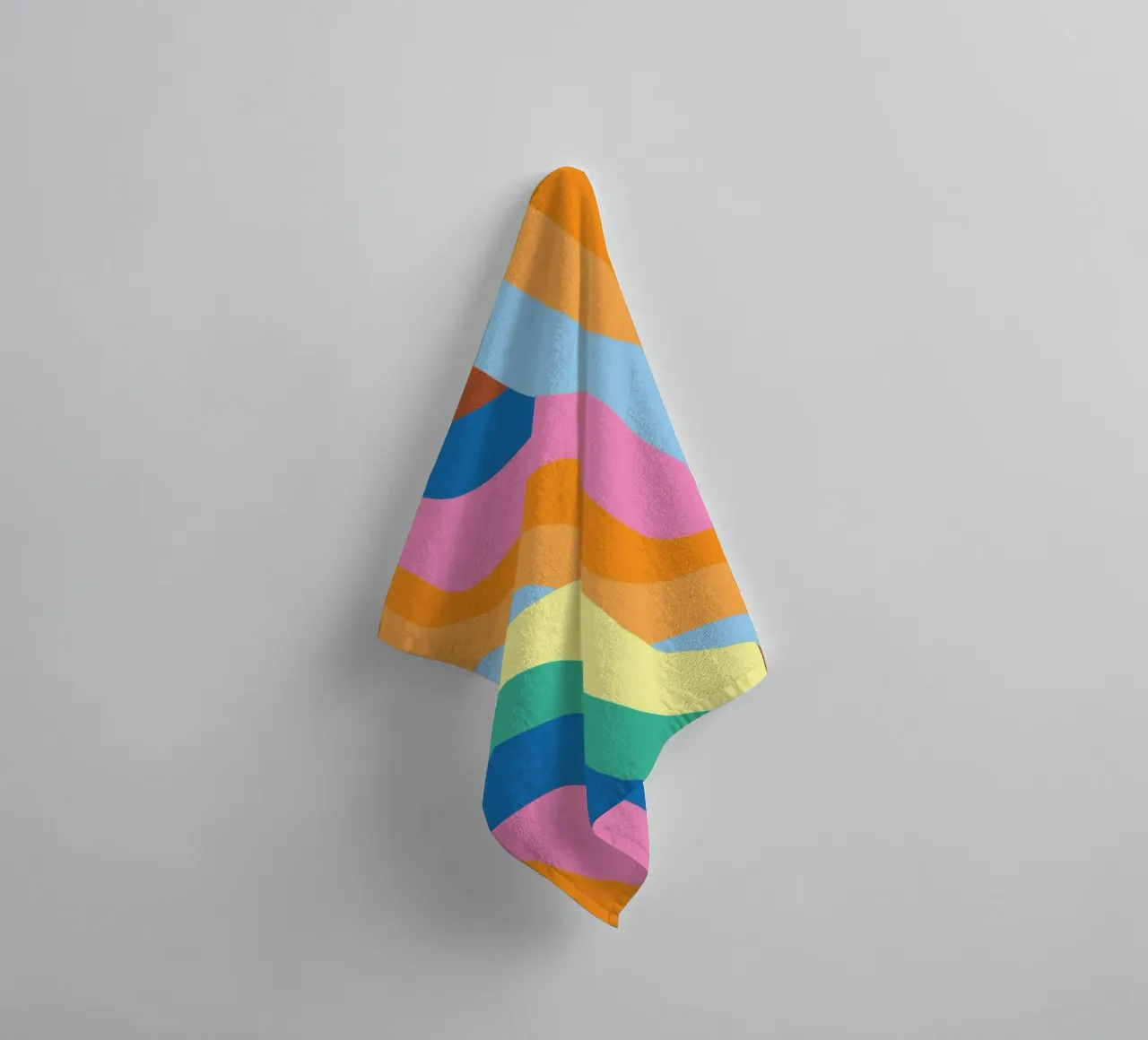 Arcobaleno in fusione asciugamano da bagno da Little Dean