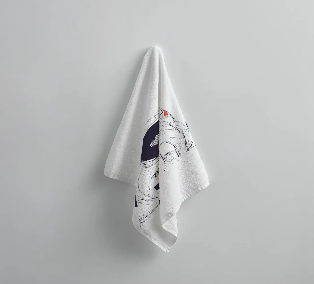 Astronaut love asciugamano da bagno da Balazs Solti