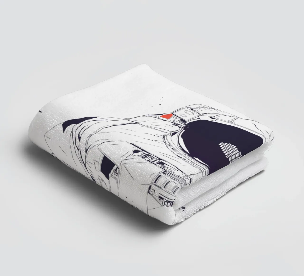 Astronaut love asciugamano da bagno da Balazs Solti