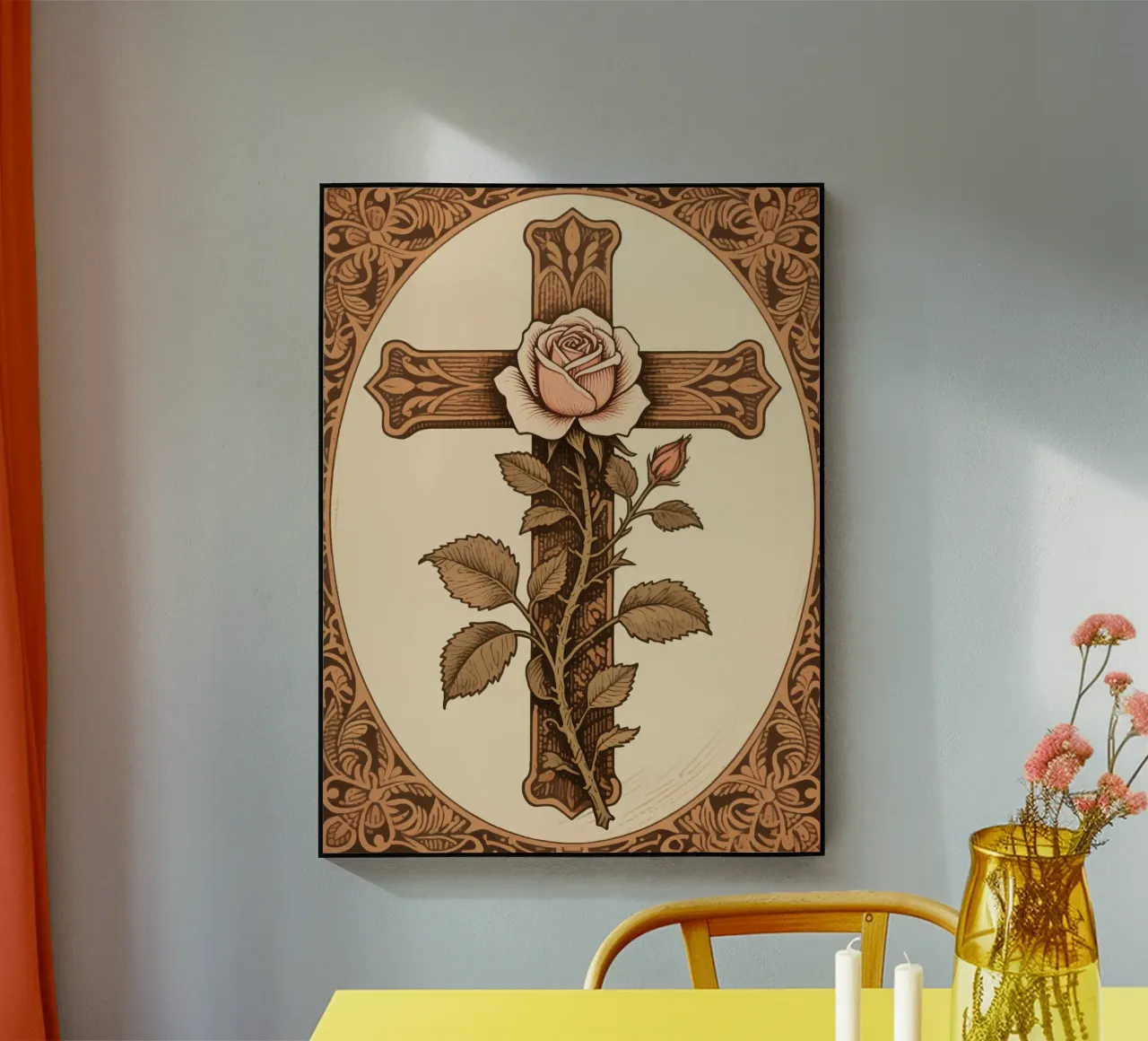 rose cross plexiglass da knowledge