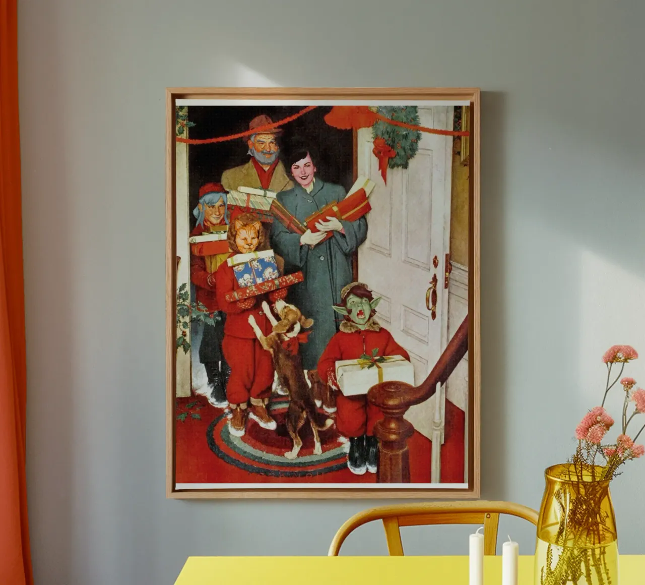 ha trasformato la mia festa in una Norman Rockwell tela con Cornice a cassetta da Freya Mitchell