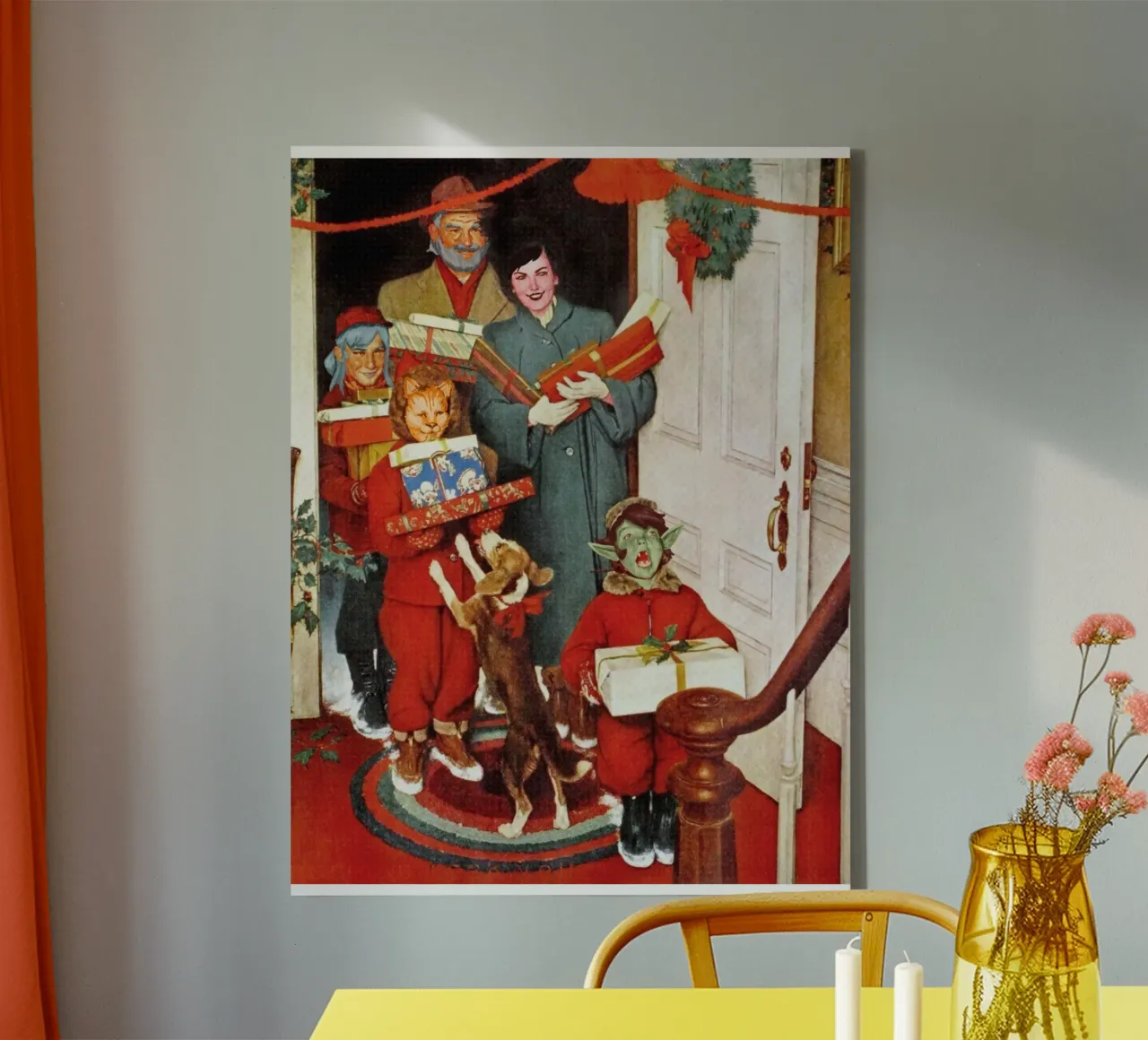 ha trasformato la mia festa in una Norman Rockwell tela con Cornice a cassetta da Freya Mitchell