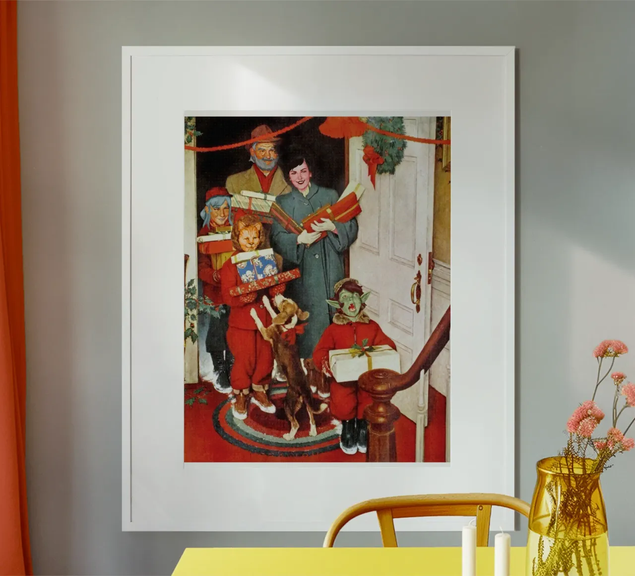 ha trasformato la mia festa in una Norman Rockwell poster con telaio in plastica da Freya Mitchell