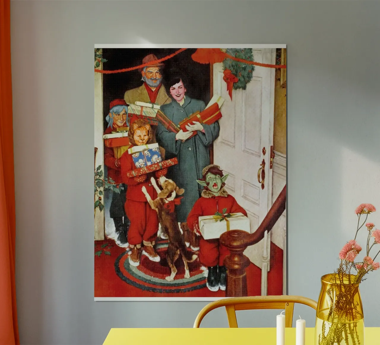 ha trasformato la mia festa in una Norman Rockwell poster con telaio in plastica da Freya Mitchell