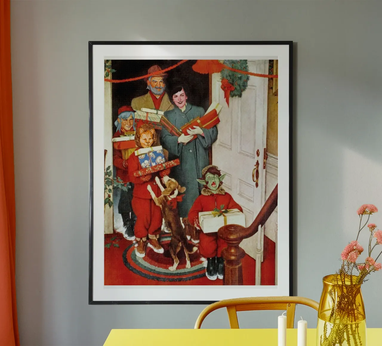 ha trasformato la mia festa in una Norman Rockwell poster con telaio in plastica da Freya Mitchell