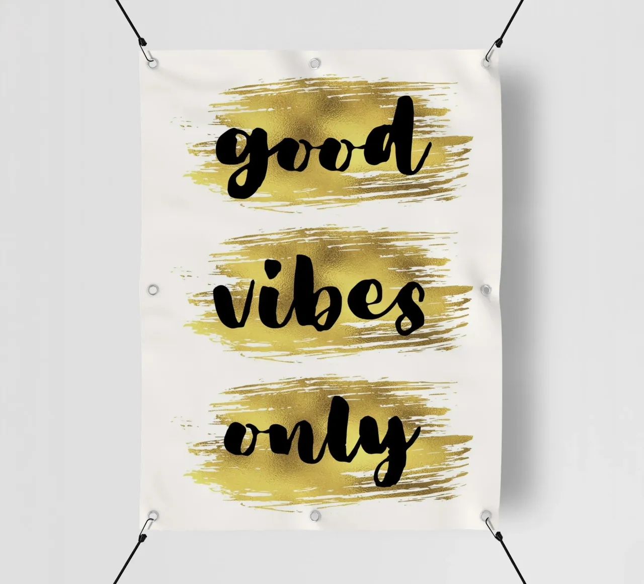 Good vibes only telo in pvc da PinkCandyWalls