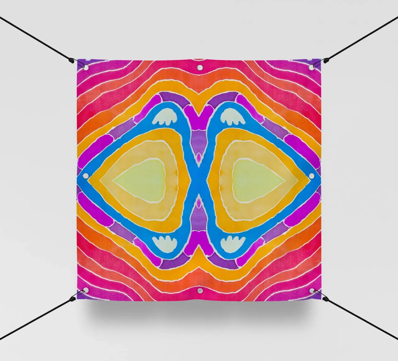 Batik-Muster PVC Plane von Little Dean